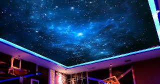 Натяжной потолок звездное небо Мончегорск, цена от 5330 руб.